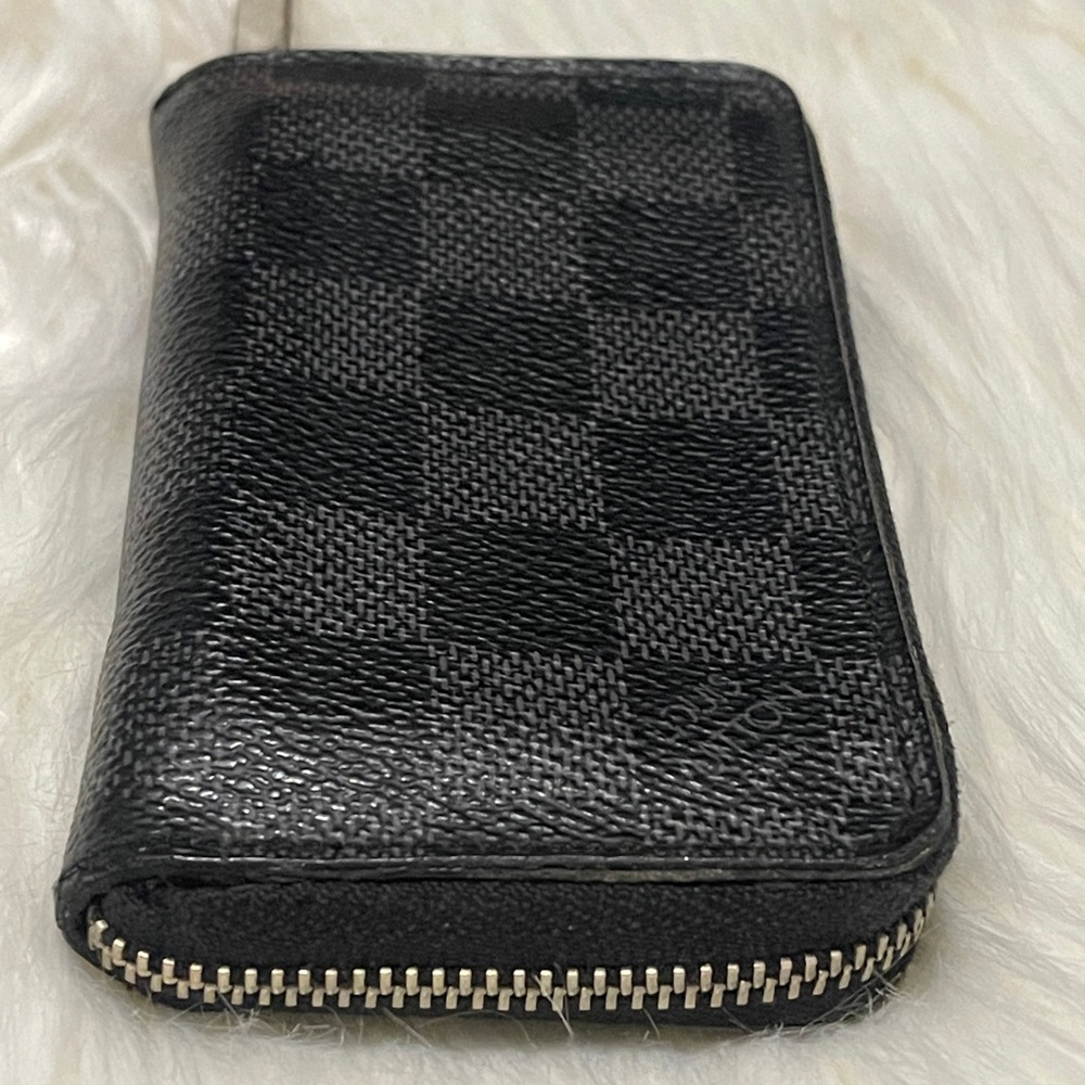 AUTHENTIC Monogram Eclipse Zippy Coin pouch and card holder wallet